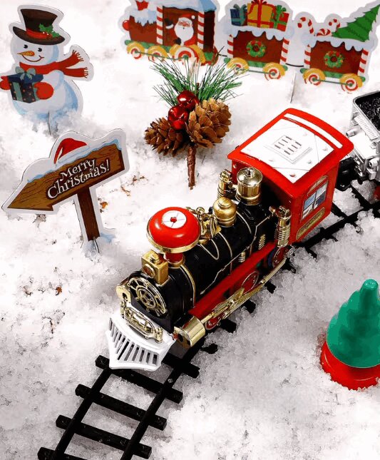 🎄🚂 Tren Giratorio Para Árbol De Navidad 🚂🎄