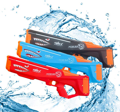 🔫🌊 Pistola Lanza Agua Automática Shark 🦈