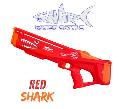 🔫🌊 Pistola Lanza Agua Automática Shark 🦈