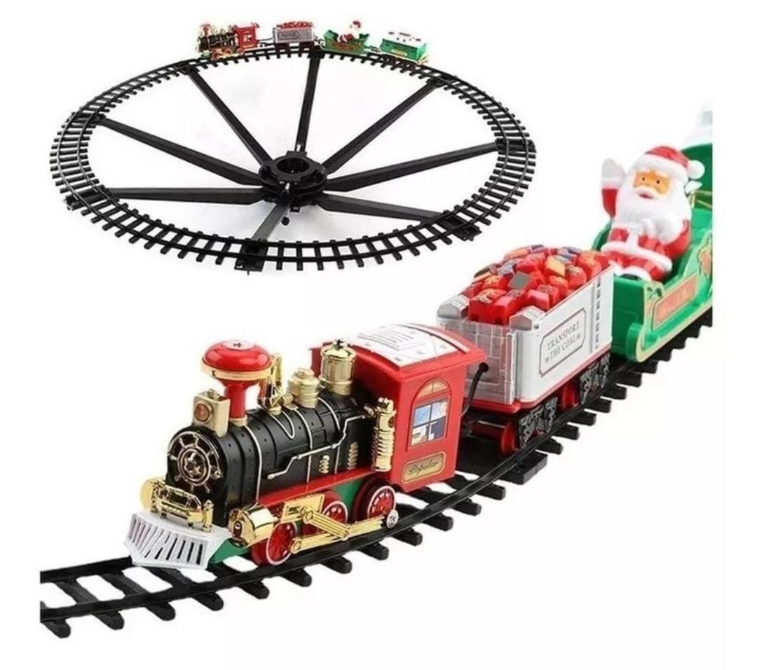 🎄🚂 Tren Giratorio Para Árbol De Navidad 🚂🎄