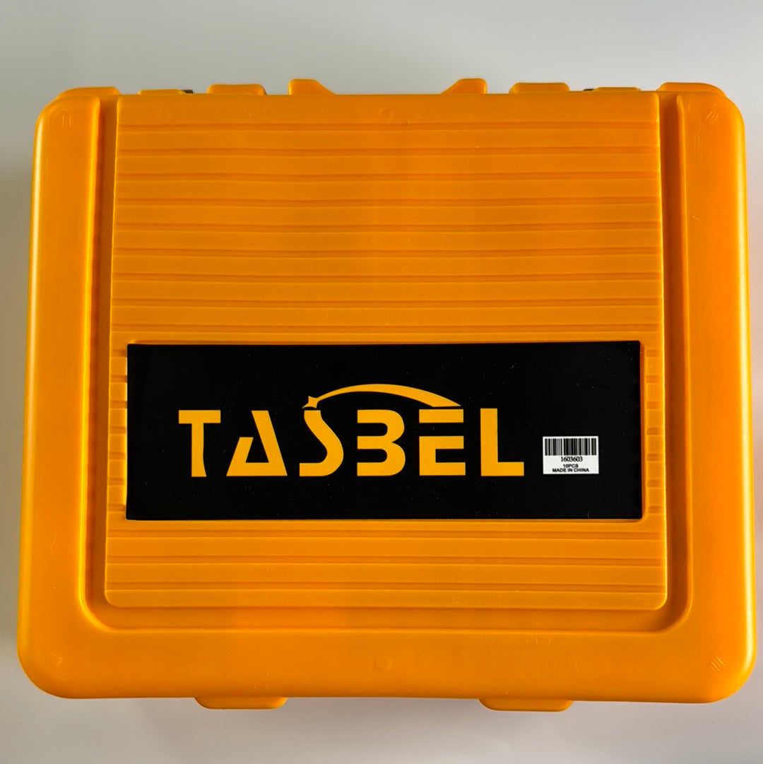 Taladro y pulidor TASBEL 24 PCS / 2 BATERÍAS