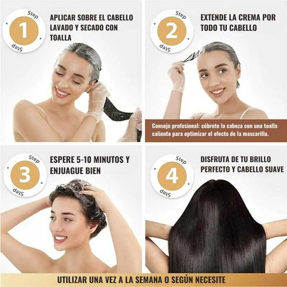 💆‍♀️✨ Karseell Botox Capilar Original - Hidratación Y Brillo Al Instante (500ml) 💖