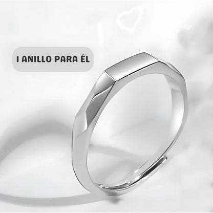 Anillos de Plata para Pareja con Cajita 💍❤️