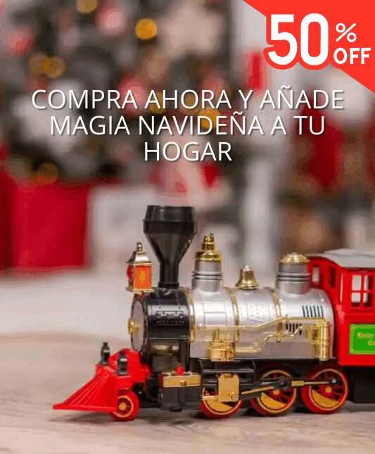 🎄🚂 Tren Giratorio Para Árbol De Navidad 🚂🎄