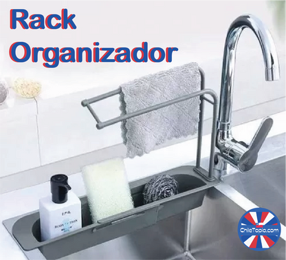 Soporte Rack Organizador Especial para Fregadero Lavaplatos