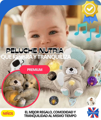 🌟 Nutria Peluche Que Respira Y Tranquiliza 🌊✨