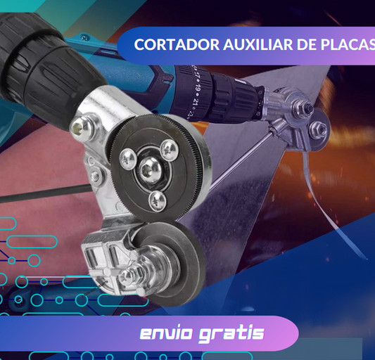 Cortador Auxiliar de Placas Metálicas: Accesorio para tu Taladro