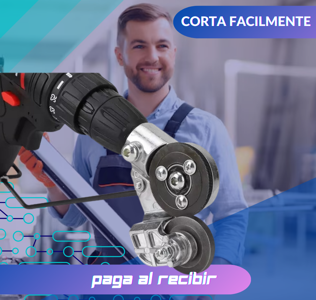 Cortador Auxiliar de Placas Metálicas: Accesorio para tu Taladro