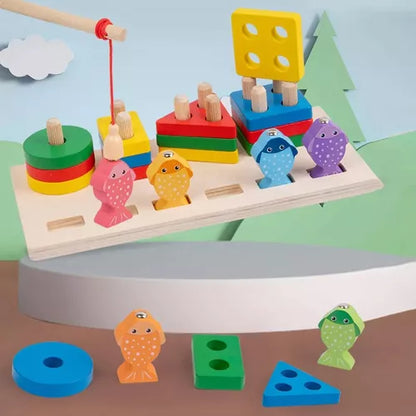 🎣🧩 Juego De Niños Pesca Y Encaje 🌈👶