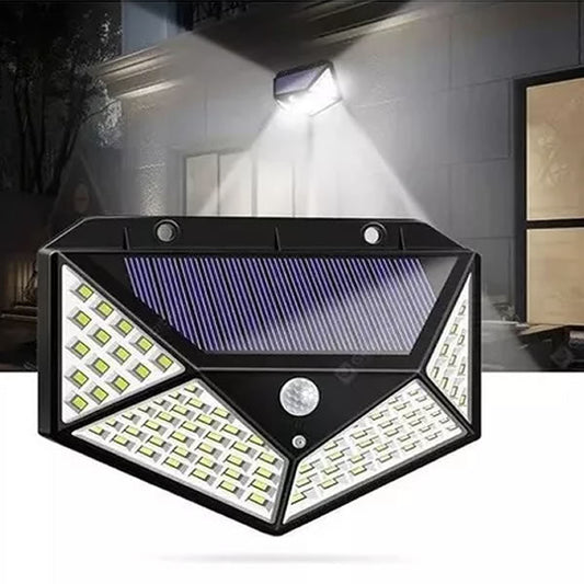 Lámpara Reflector Con Panel Solar Para Exteriores 💡☀️🌳