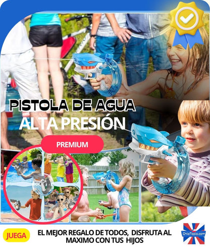 Pistola Automática De Agua Para Niños 💦🤖👦🎯