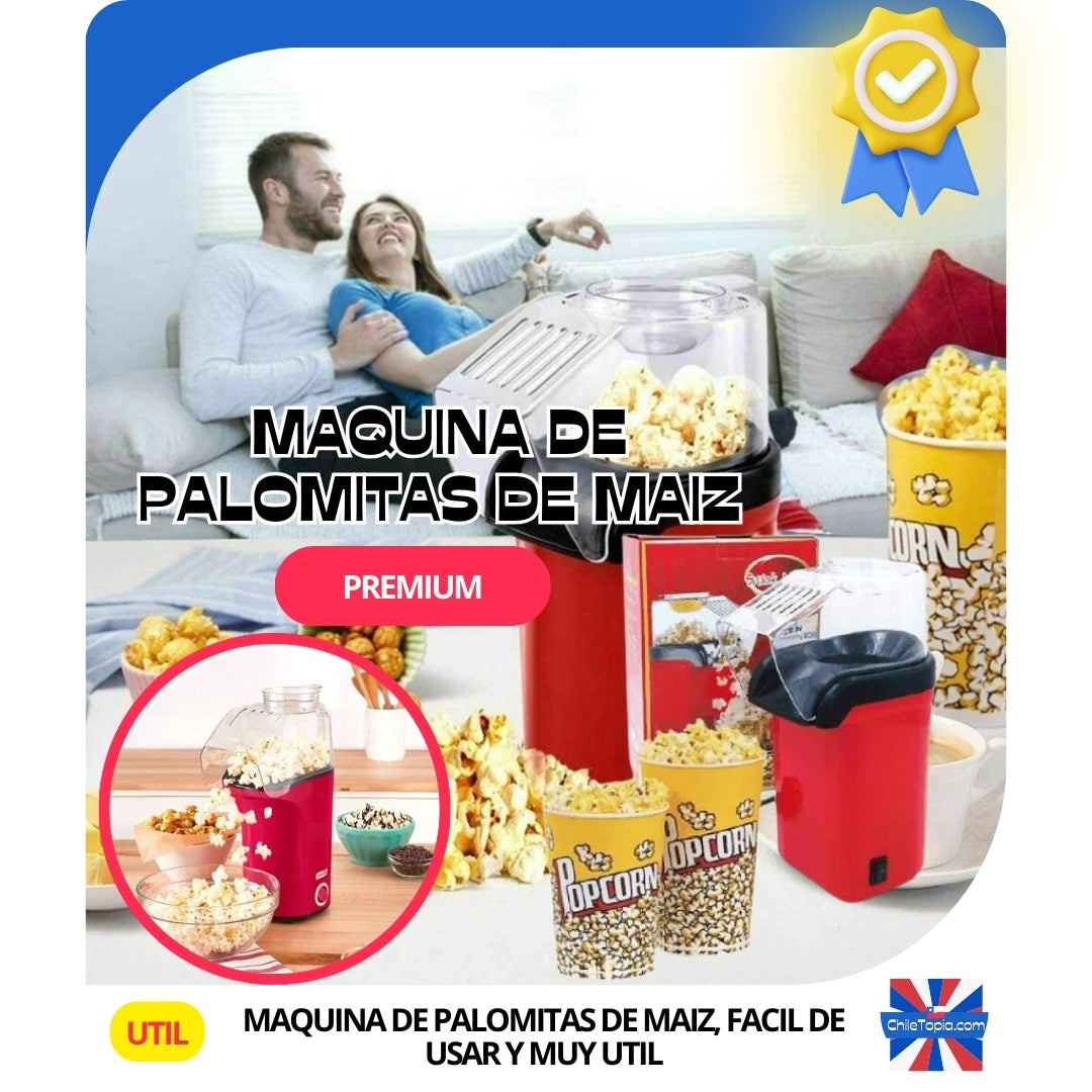 🍿 Máquina Para Hacer Palomitas De Maíz 🎥✨