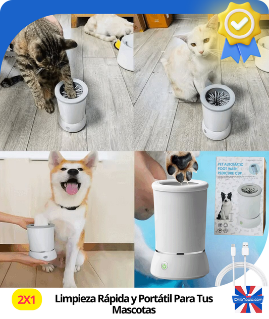 🐾✨ Limpiador De Patas Automático 2x1 ✨🐾