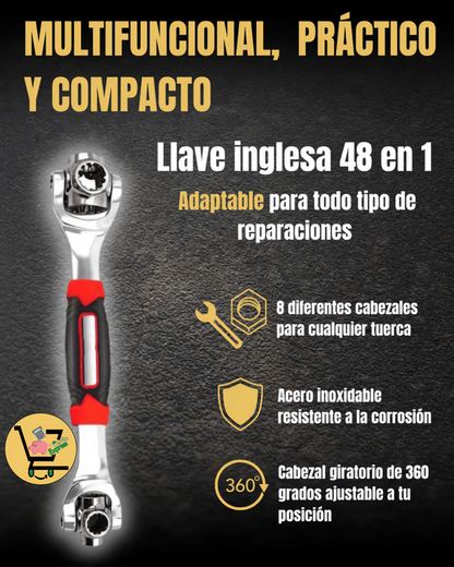 ORIGINAL LLAVE  INGLESA MULTIUSOS 48 EN 1 🔧