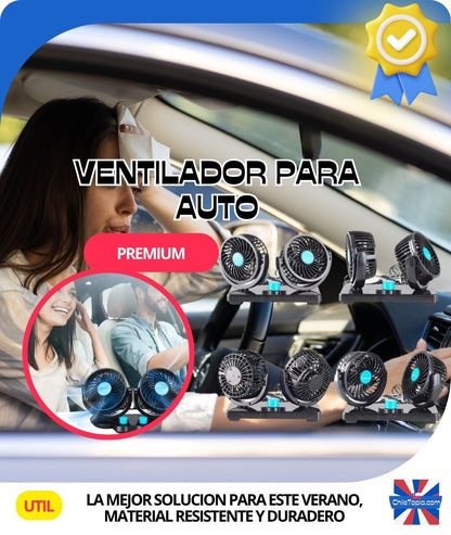 🌬️🚗 Ventilador para Auto 360°