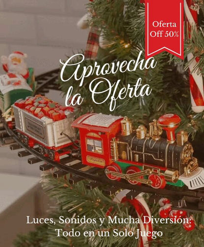 🎄🚂 Tren Giratorio Para Árbol De Navidad 🚂🎄