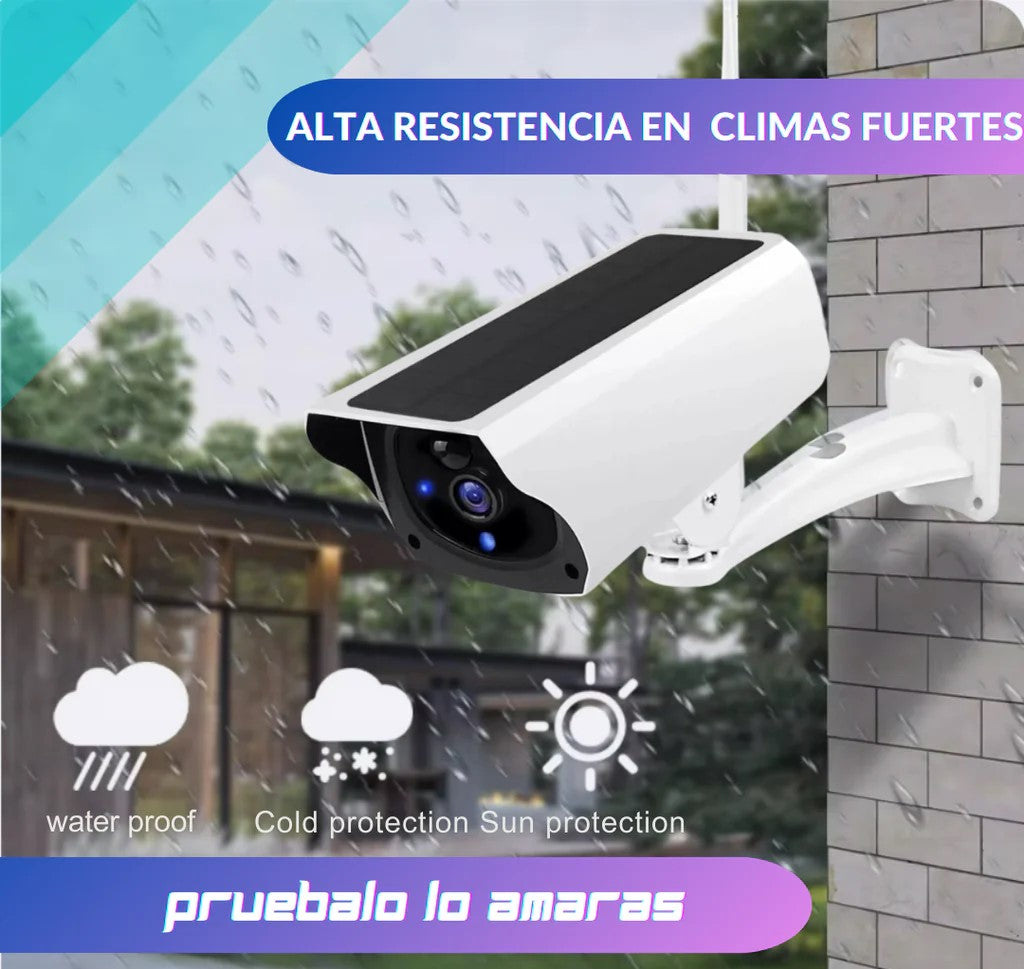 📹☀️🌟 Cámara De Seguridad: Carga Con El Sol Y Graba En Full HD ✅