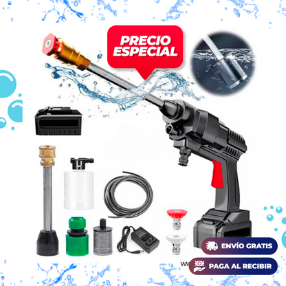 SUPER COMBO HIDROLAVADORA + SET DE 3 PAÑOS+ KIT RENOVADOR DE AUTOS