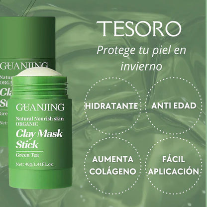 Mascarilla Magica - Piel Radiante 💚✨ - Té Verde 100% Orgánico (OFERTA 2X1)