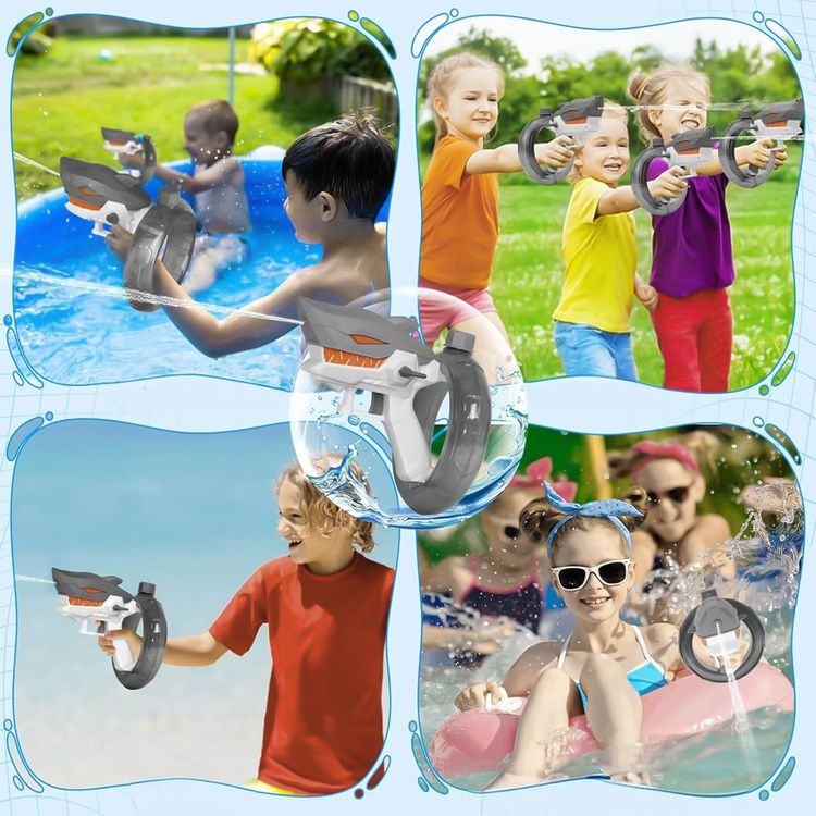 Pistola Automática De Agua Para Niños 💦🤖👦🎯