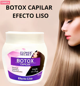 🔥BOTOX CAPILAR (EFECTO LISO) 🌟 500ml