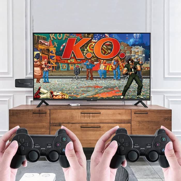 🎮 RetroConsola 4K 🎮 Videojuego con 10,000 Juegos Clásicos + 2 Controles 🎁