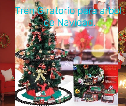 🎄🚂 Tren Giratorio Para Árbol De Navidad 🚂🎄