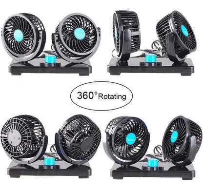 🌬️🚗 Ventilador para Auto 360°