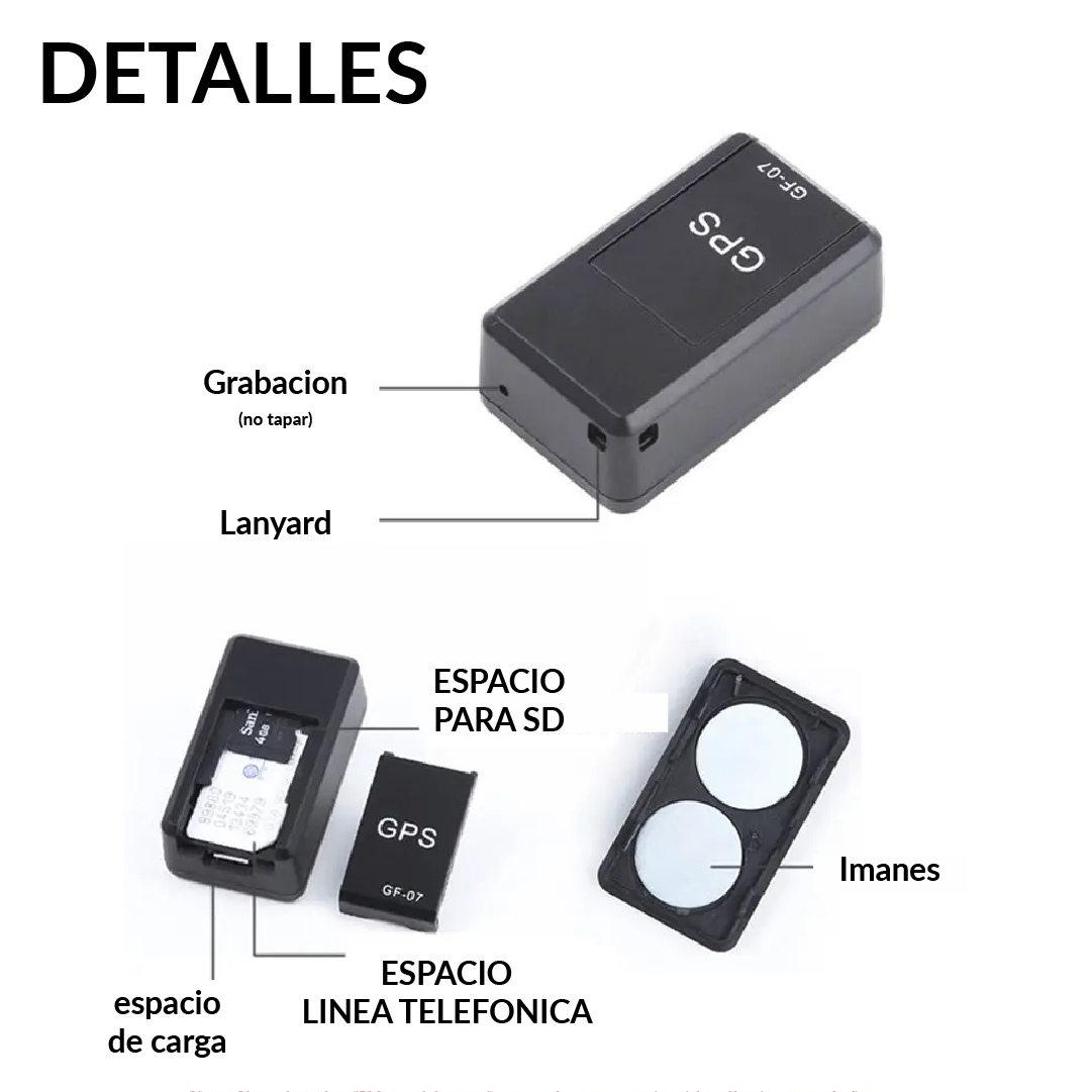 MiniG ™ GPS para auto + (SIMCARD de REGALO)