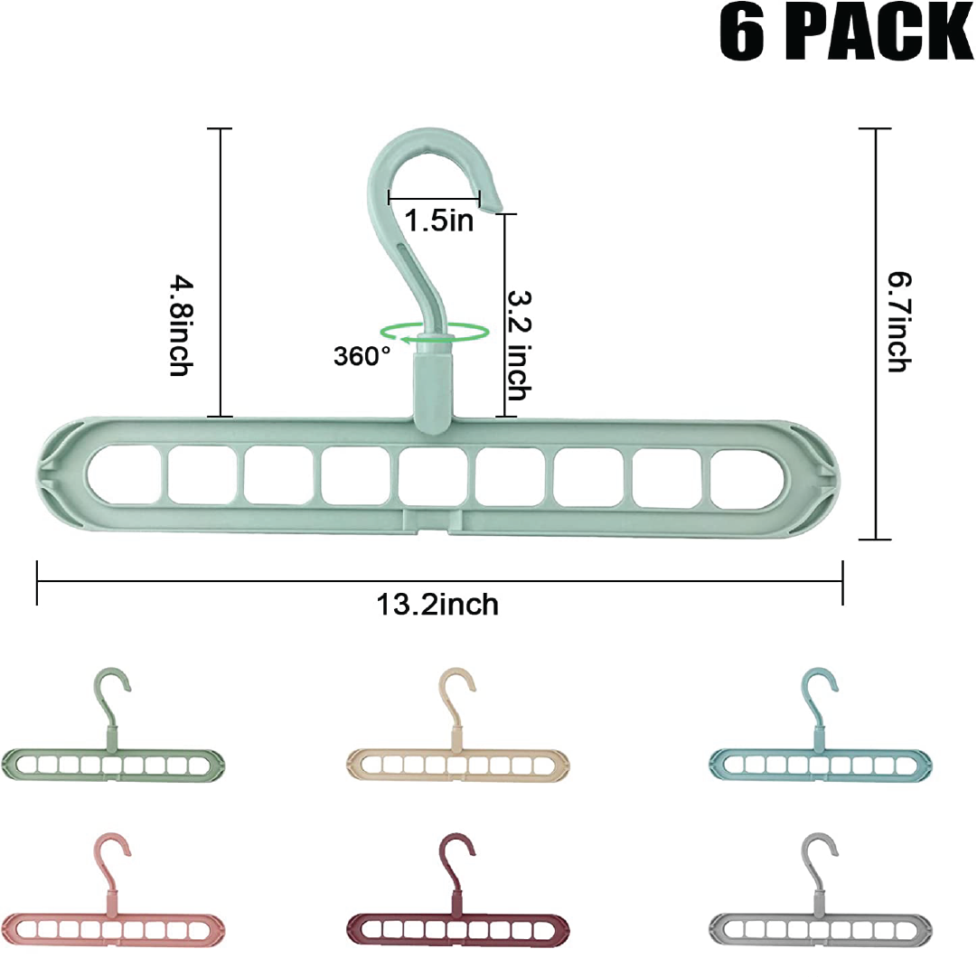 Colgador de ropa para ahorrar espacio pack de 3