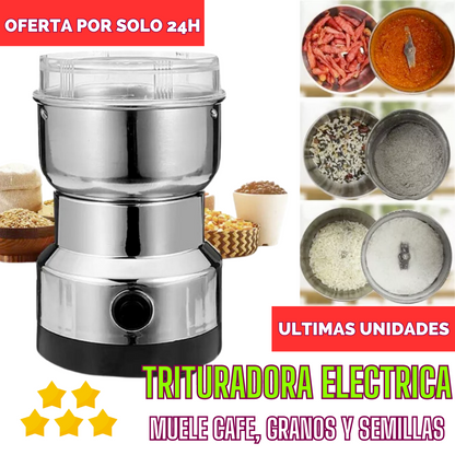 Trituradora Electrica para Cafe, Granos y Semillas