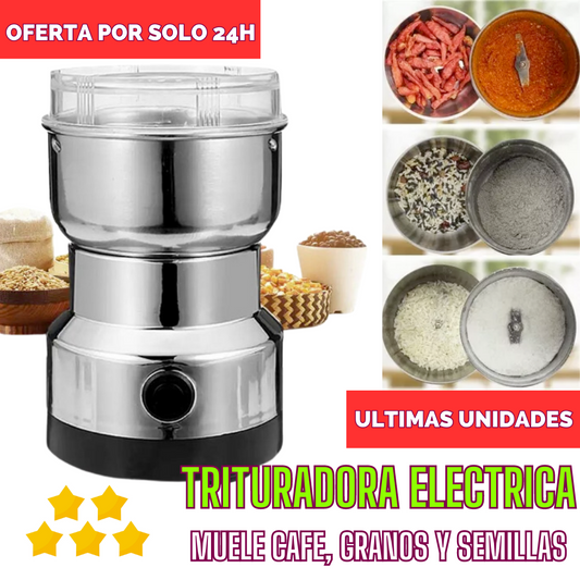 Trituradora Electrica para Cafe, Granos y Semillas