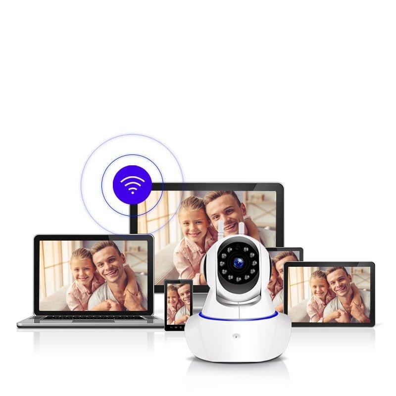 Camara Ip De Seguridad Wifi Con Visión Nocturna