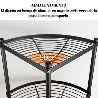 Rack de cocina esquinero 3 niveles