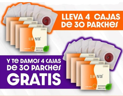 Caja de Parche Quema Grasa  1 Caja con 30 unidades