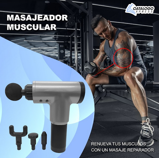 Masajeador deportivo post entrenamiento